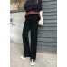 winter black wild trousers corduroy casual wide leg pants