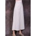 new linen vintage women casual white striped crop pants skirts