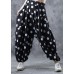 Literary retro elastic waist circle casual pants personality nine pants women